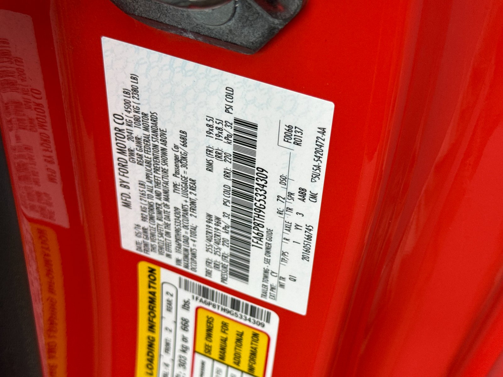 Used 2016 Orange Ford EcoBoost image 26