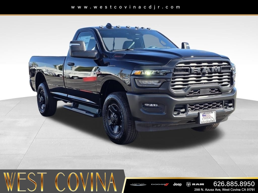 New 2026 Diamond Black Crystal Pearl-Coat Exterior Paint RAM Tradesman image 3