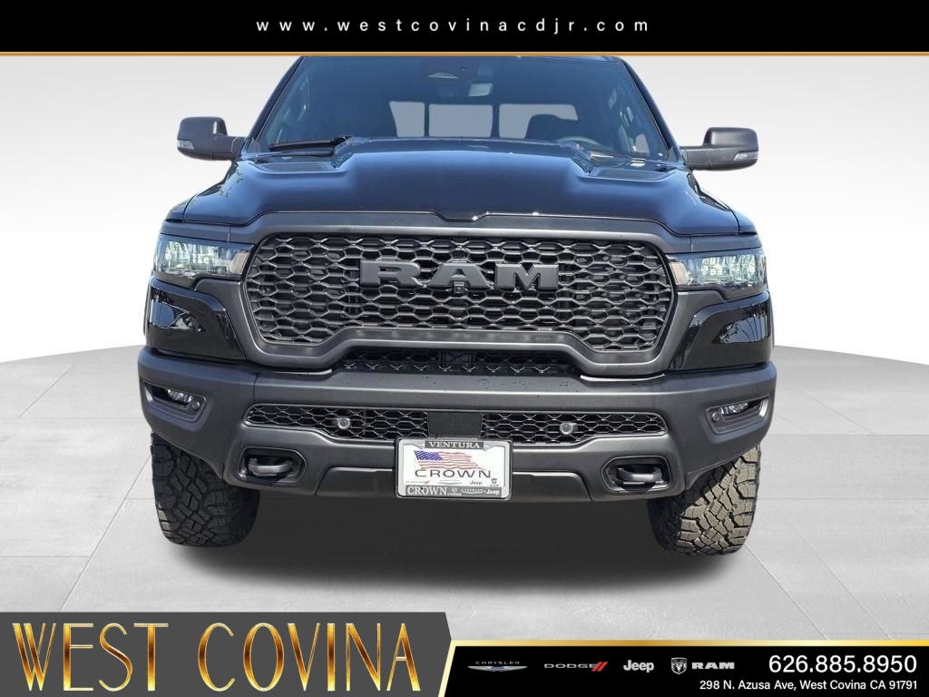 New 2026 Diamond Black Crystal Pearl-Coat Exterior Paint RAM Rebel image 2
