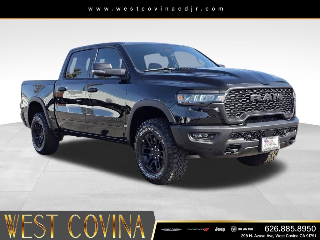 New 2026 Diamond Black Crystal Pearl-Coat Exterior Paint RAM Rebel image 3
