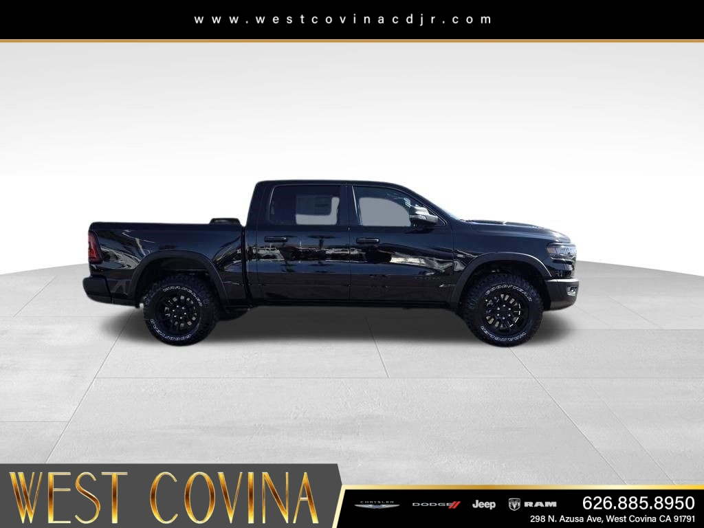 New 2026 Diamond Black Crystal Pearl-Coat Exterior Paint RAM Rebel image 4