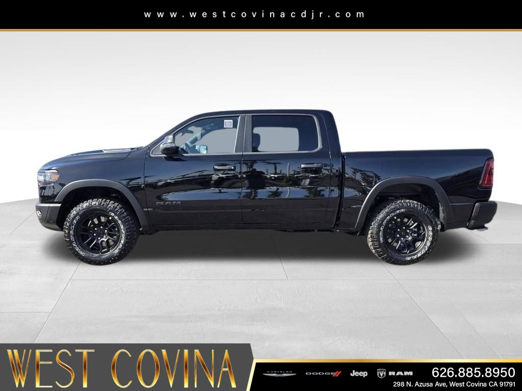 New 2026 Diamond Black Crystal Pearl-Coat Exterior Paint RAM Rebel image 8