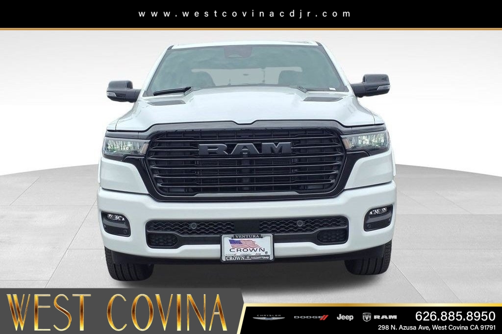 New 2026 Bright White Clear-Coat Exterior Paint RAM Laramie image 2