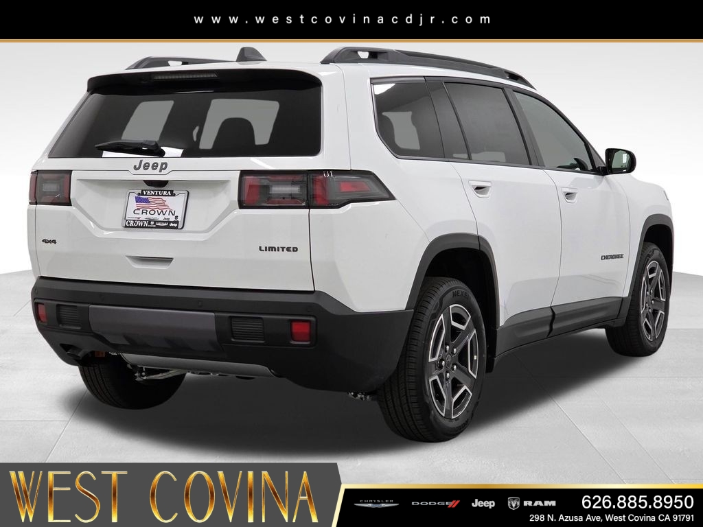 New 2026 Bright White Clear-Coat Exterior Paint Jeep Limited image 5