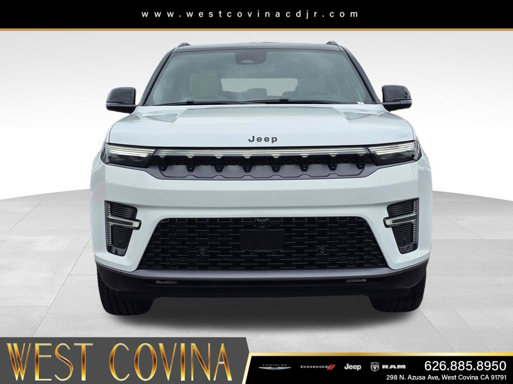 New 2026 Bright White Clear-Coat Exterior Paint Jeep Summit Obsidian image 2