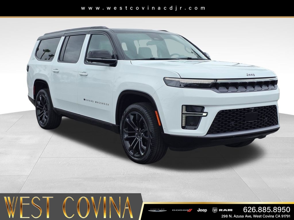 New 2026 Bright White Clear-Coat Exterior Paint Jeep Summit Obsidian image 3