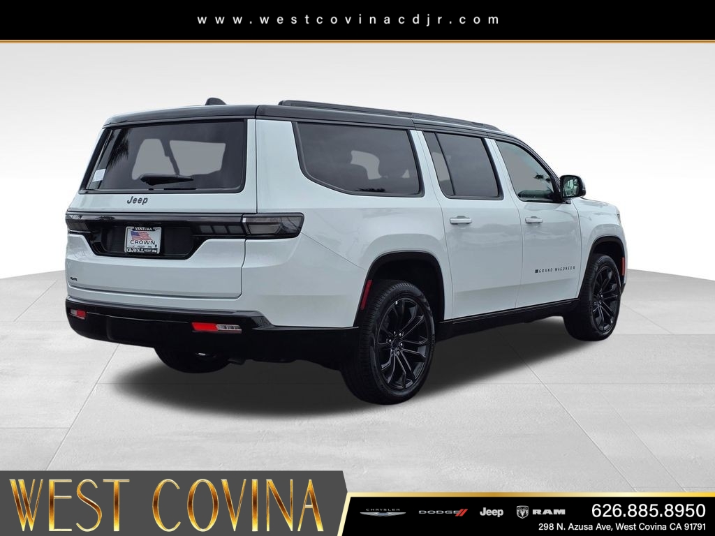 New 2026 Bright White Clear-Coat Exterior Paint Jeep Summit Obsidian image 5