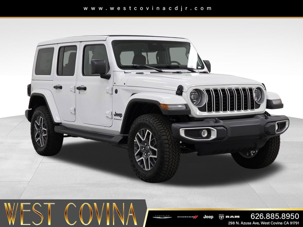 New 2026 Bright White Clear-Coat Exterior Paint Jeep Sahara image 3