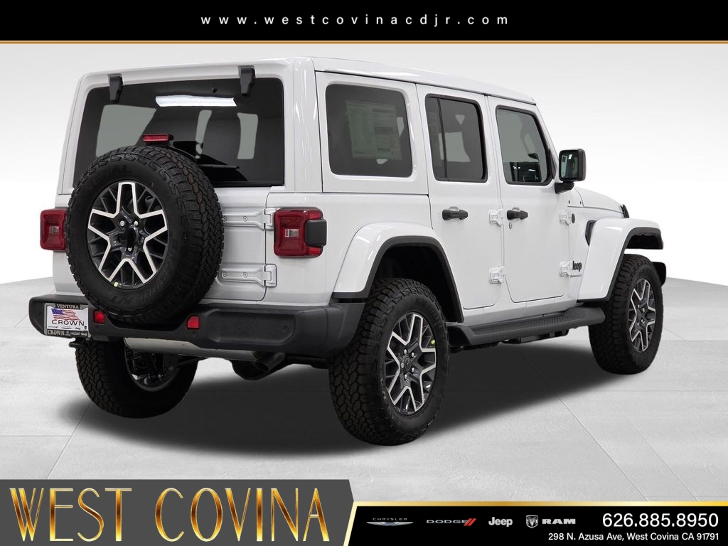 New 2026 Bright White Clear-Coat Exterior Paint Jeep Sahara image 5
