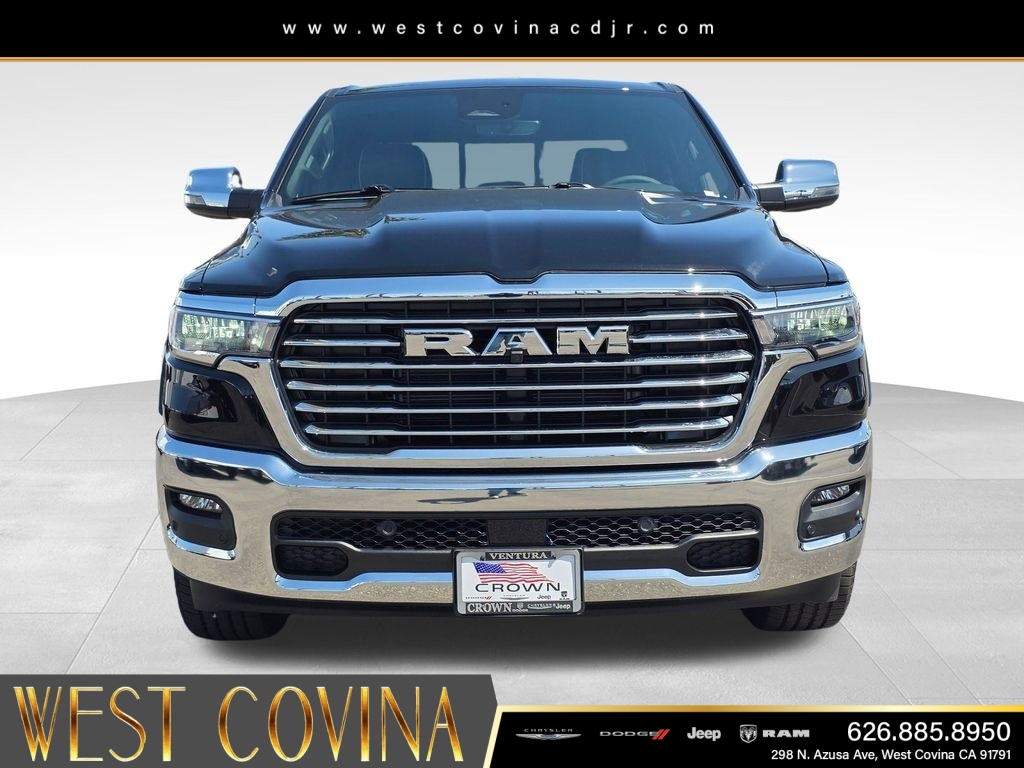 New 2026 Diamond Black Crystal Pearl-Coat Exterior Paint RAM Laramie image 2