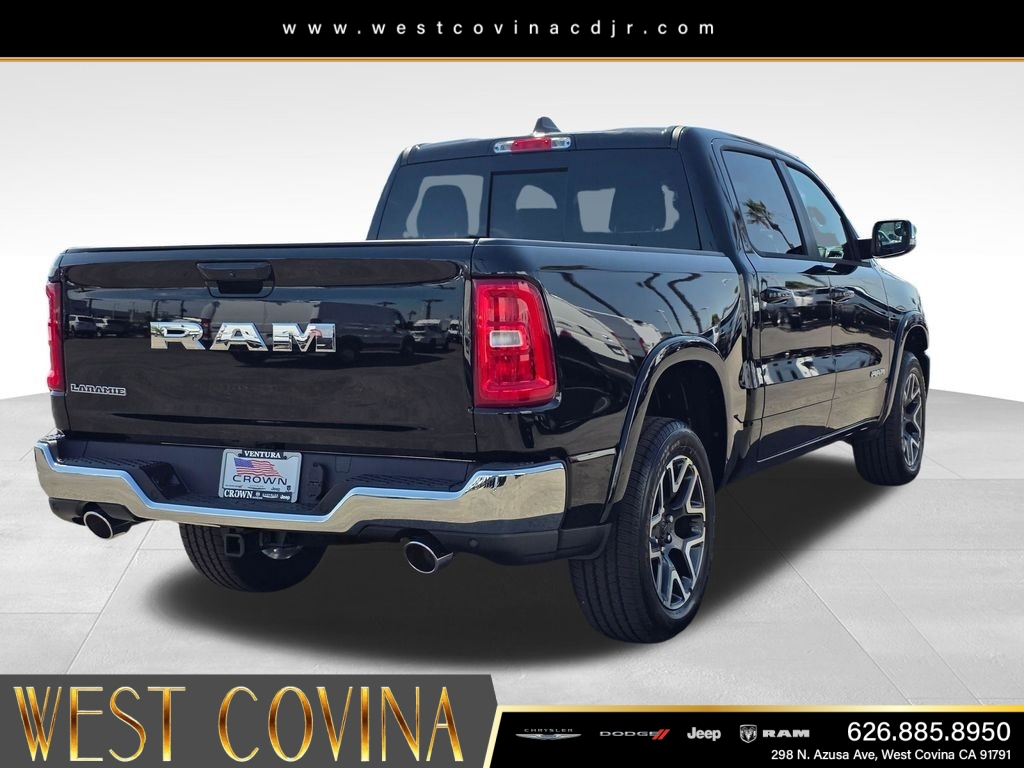New 2026 Diamond Black Crystal Pearl-Coat Exterior Paint RAM Laramie image 5