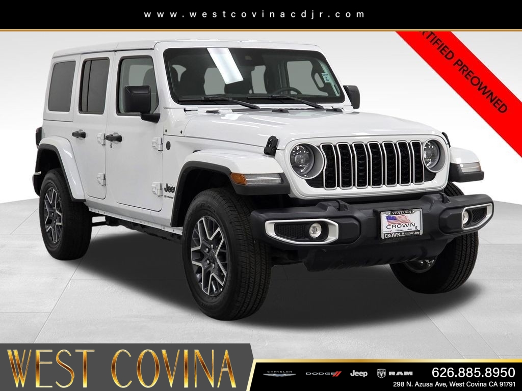 Certified Used 2025 White Jeep Sahara image 3