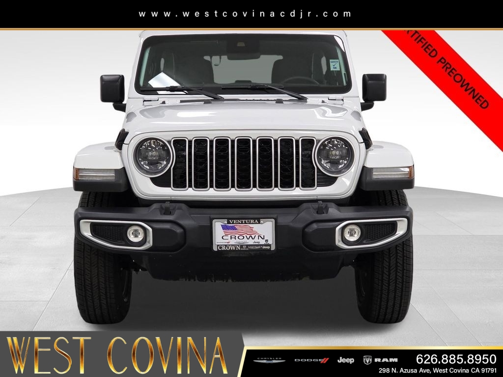 Certified Used 2025 White Jeep Sahara image 2
