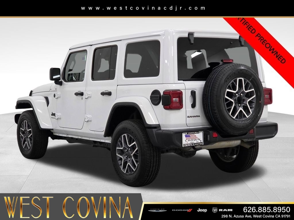 Certified Used 2025 White Jeep Sahara image 5