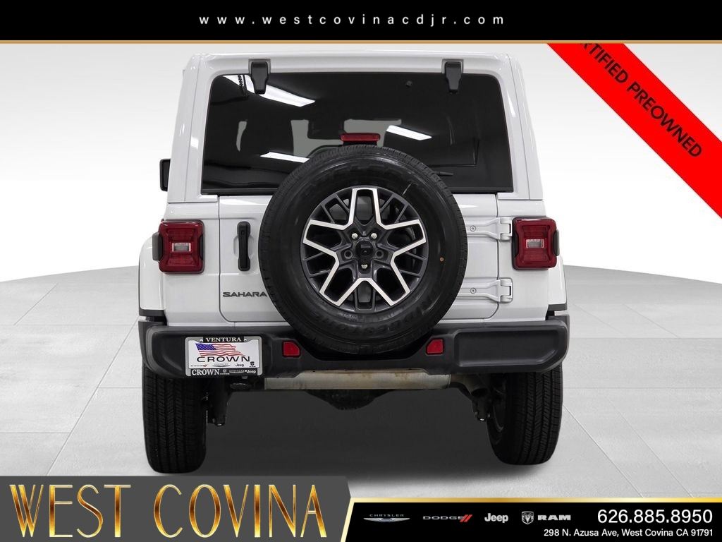 Certified Used 2025 White Jeep Sahara image 6