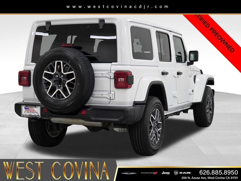 Certified Used 2025 White Jeep Sahara image 7