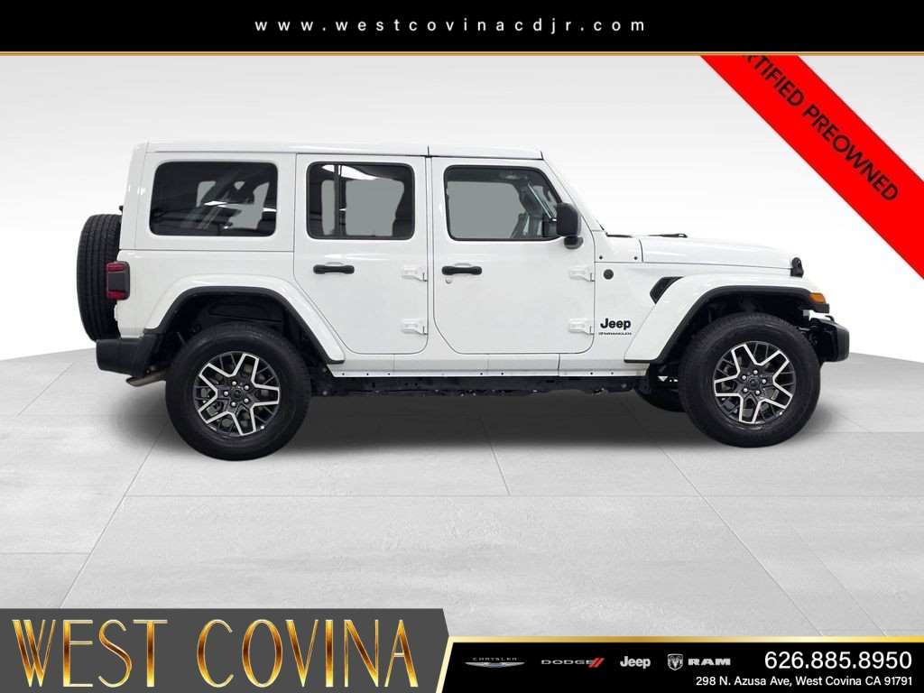 Certified Used 2025 White Jeep Sahara image 8