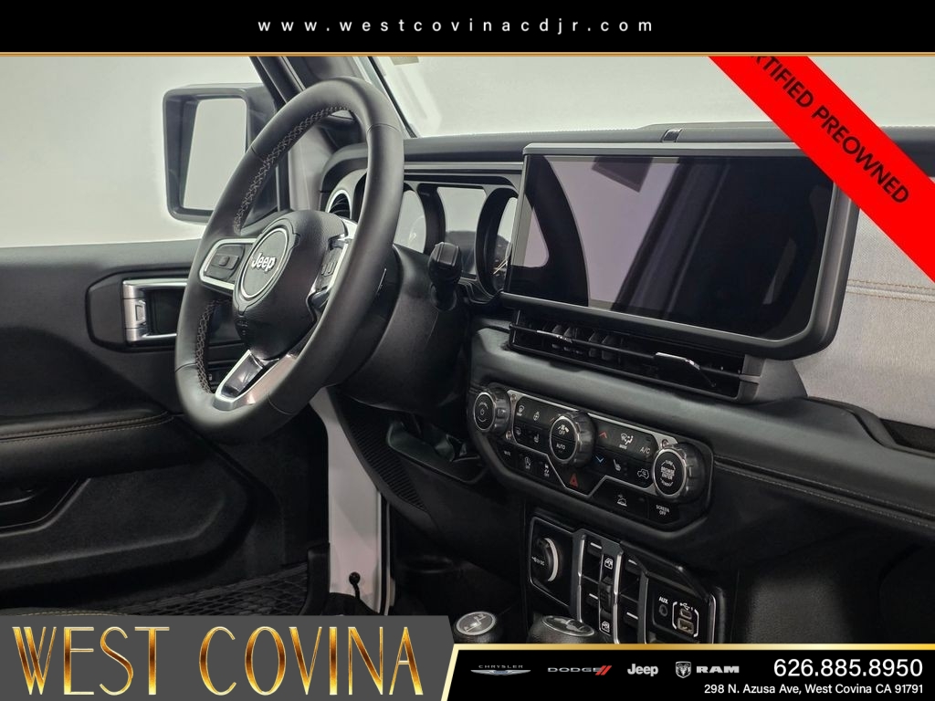 Certified Used 2025 White Jeep Sahara image 10