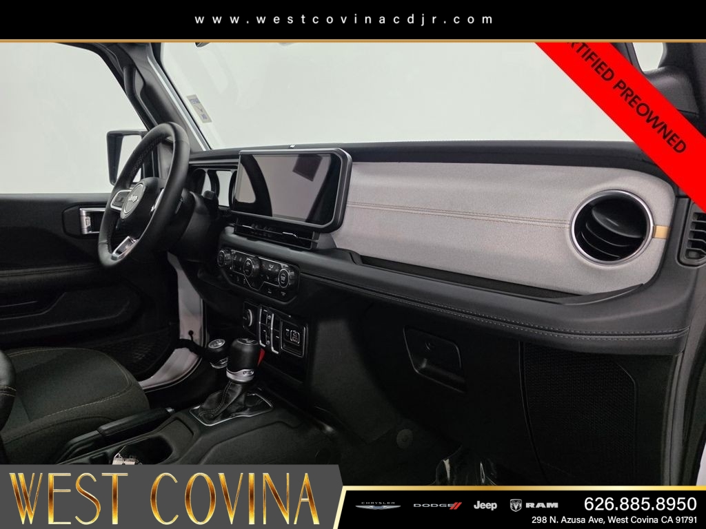 Certified Used 2025 White Jeep Sahara image 11
