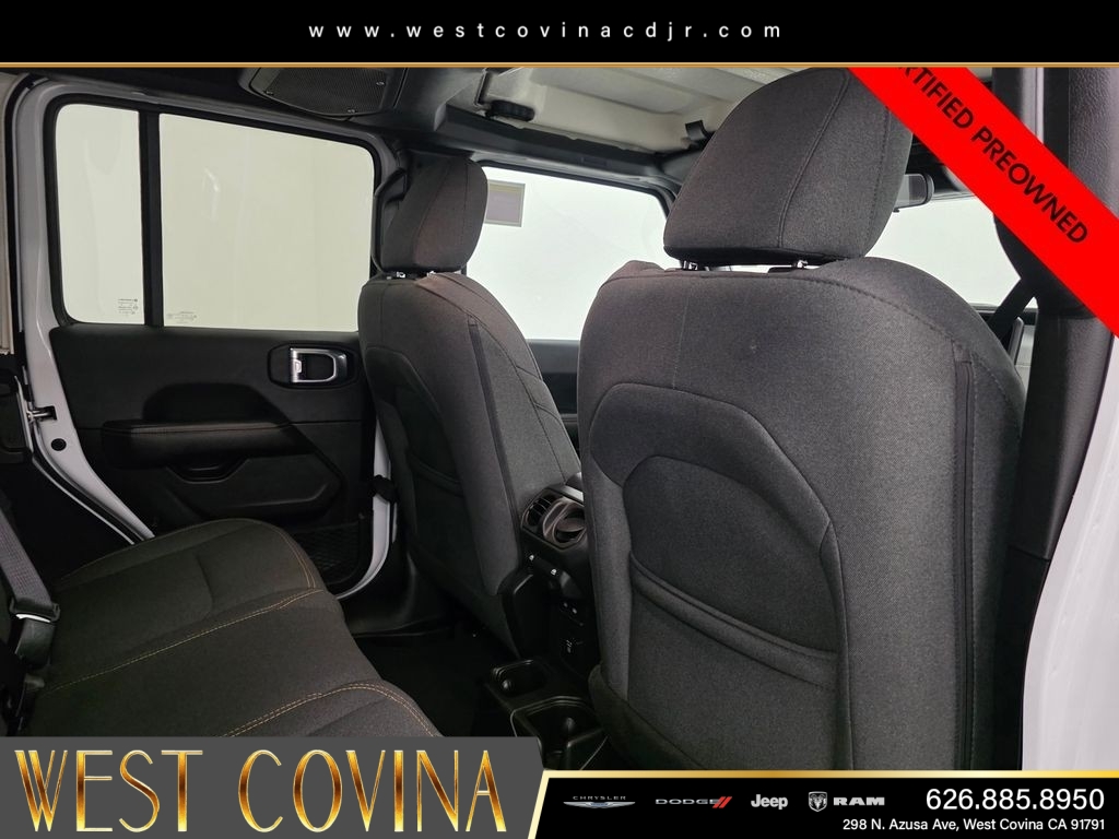 Certified Used 2025 White Jeep Sahara image 13