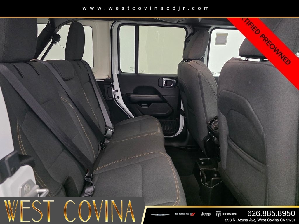 Certified Used 2025 White Jeep Sahara image 14