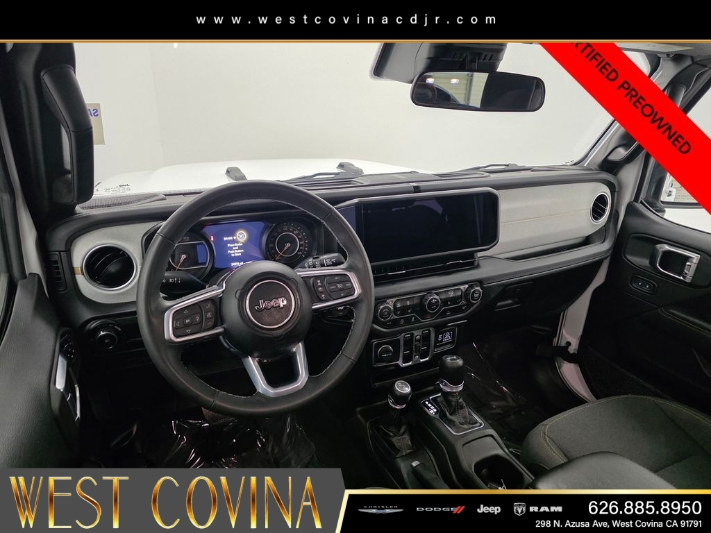 Certified Used 2025 White Jeep Sahara image 15