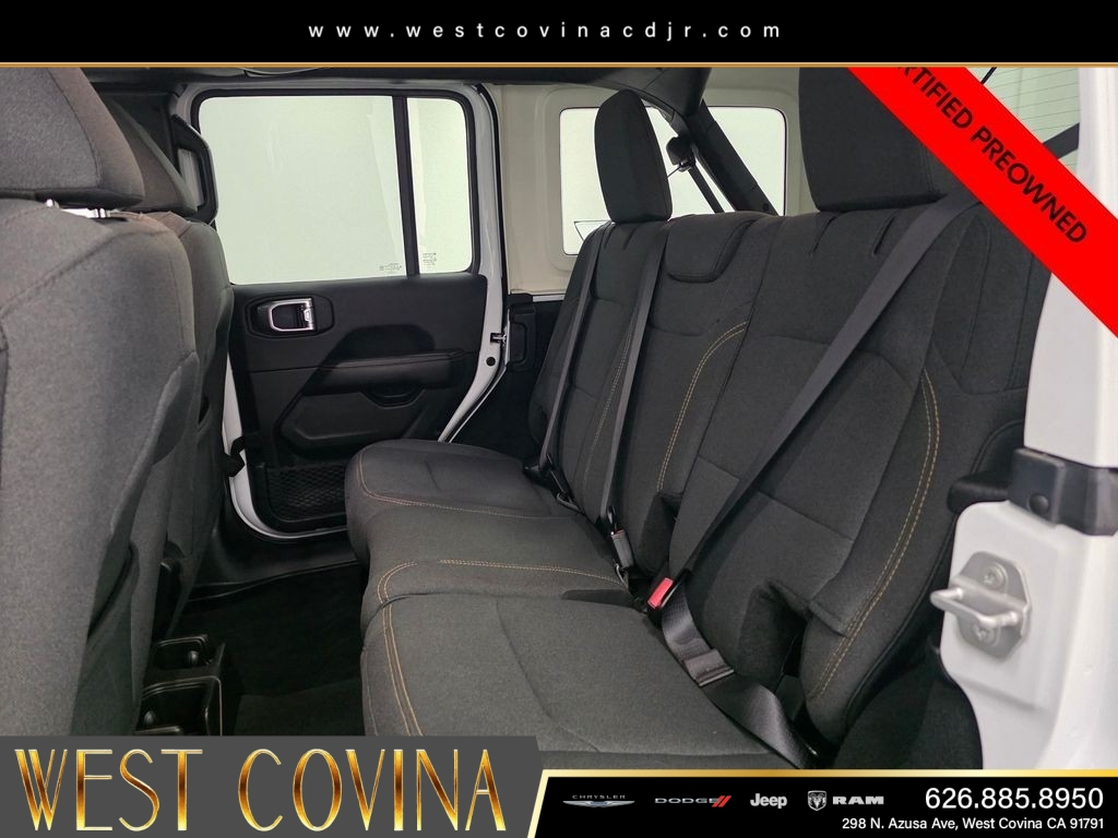 Certified Used 2025 White Jeep Sahara image 16