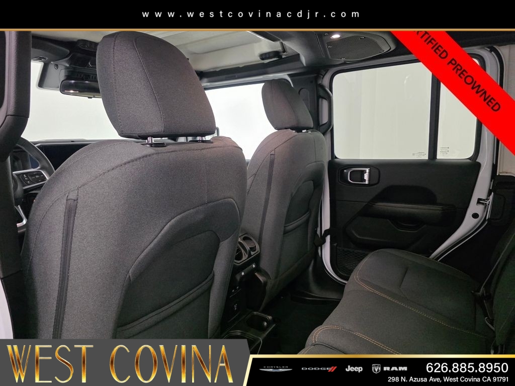 Certified Used 2025 White Jeep Sahara image 17