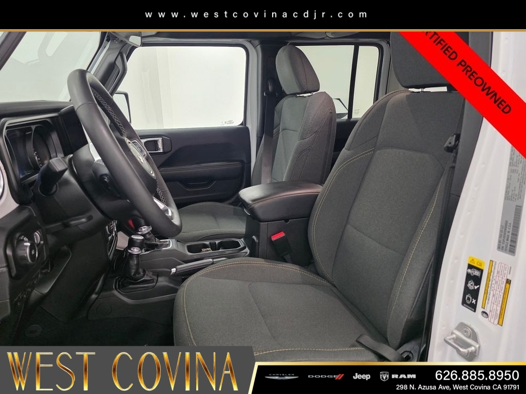 Certified Used 2025 White Jeep Sahara image 18