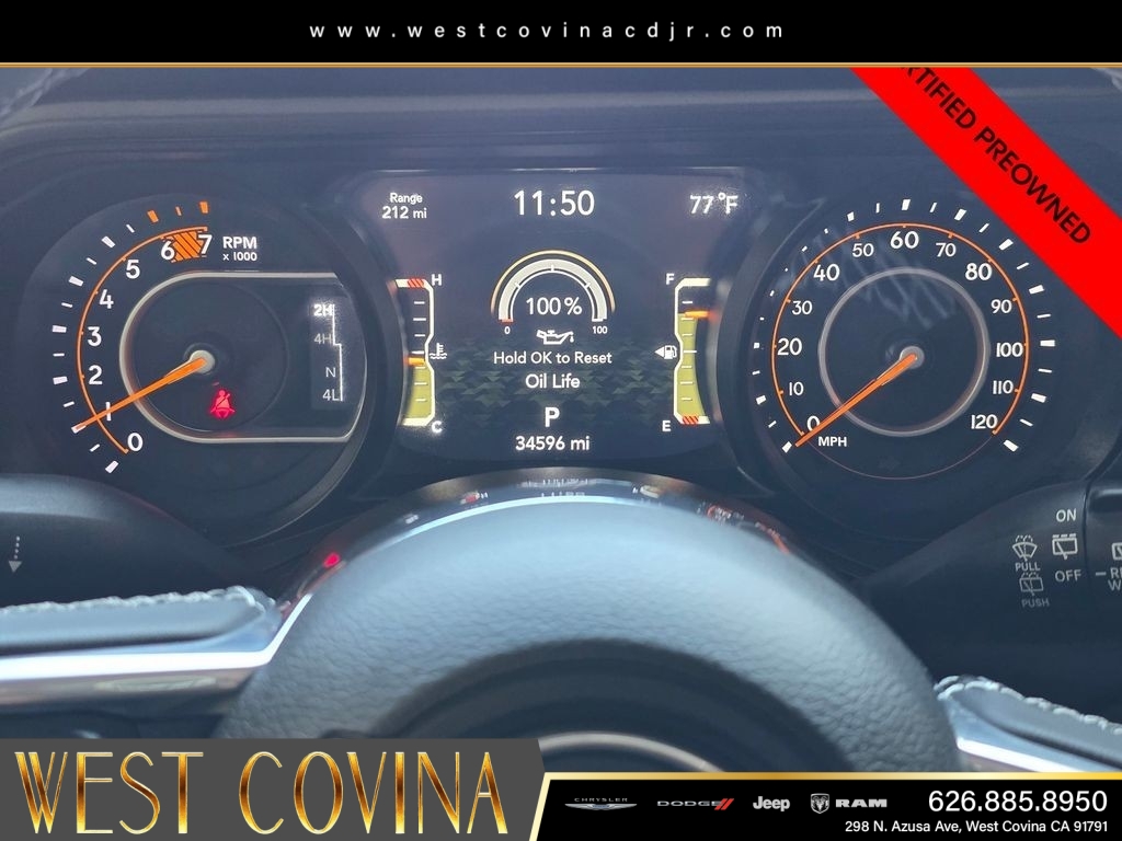 Certified Used 2025 White Jeep Sahara image 25