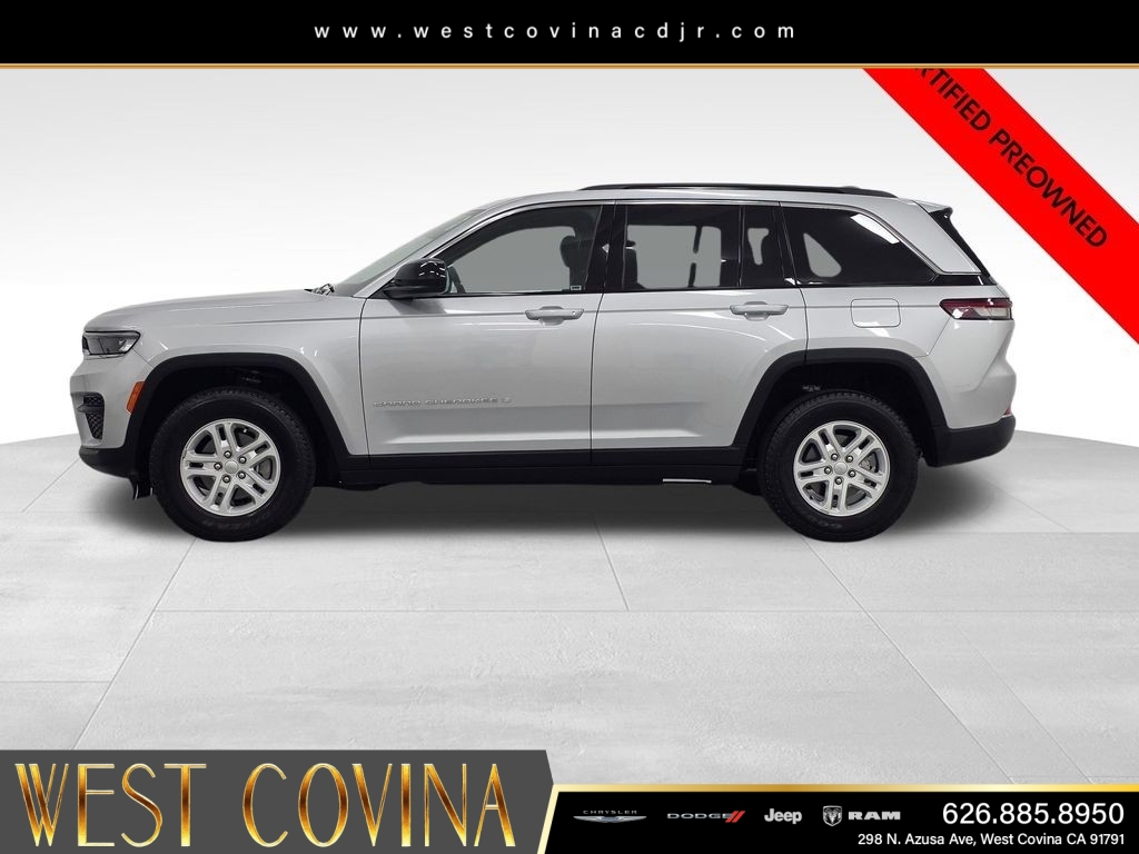 Certified Used 2025 Silver Jeep Laredo image 4
