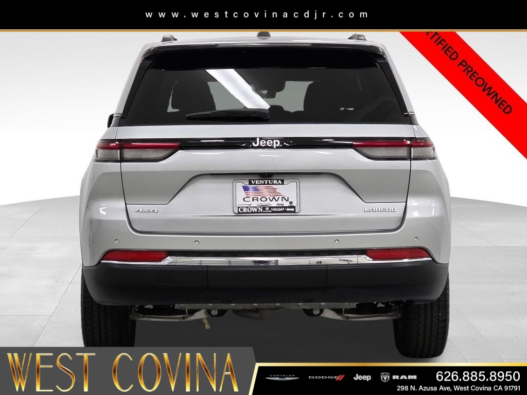 Certified Used 2025 Silver Jeep Laredo image 6