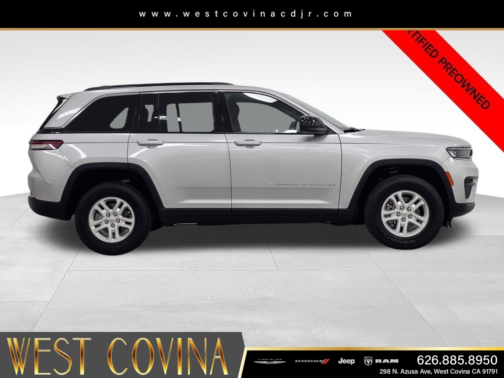 Certified Used 2025 Silver Jeep Laredo image 8