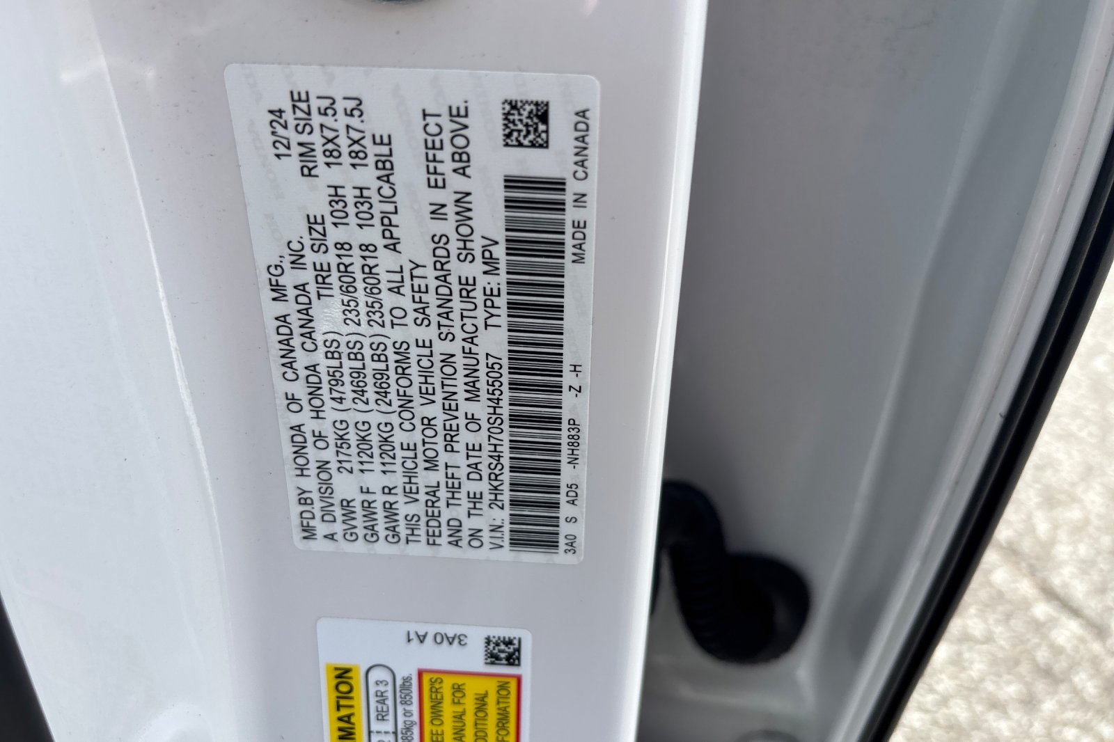 Certified Used 2025 White Honda EX-L image 34