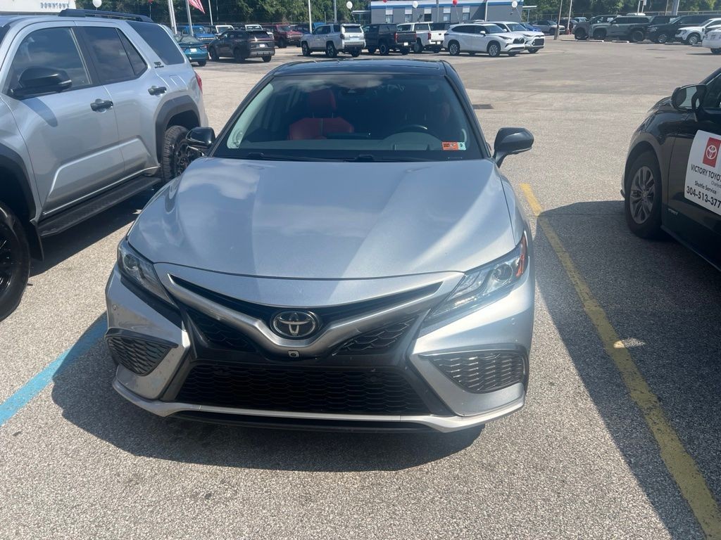 Used 2021 Silver Toyota XSE image 2