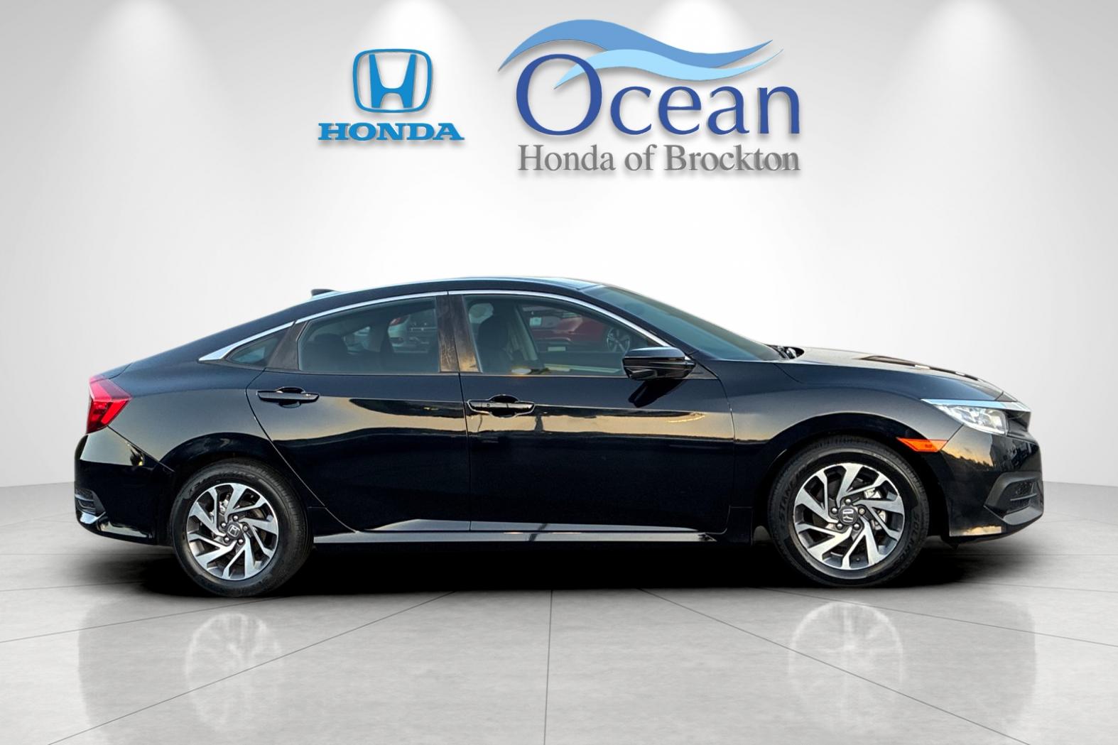 Used 2018 Honda Civic EX with VIN 19XFC2F74JE204309 for sale in Brockton, MA