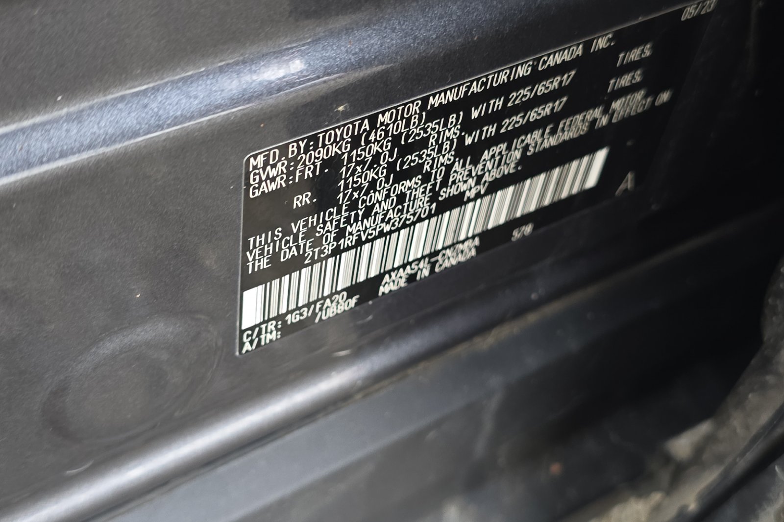 Used 2023 Gray Toyota XLE image 24