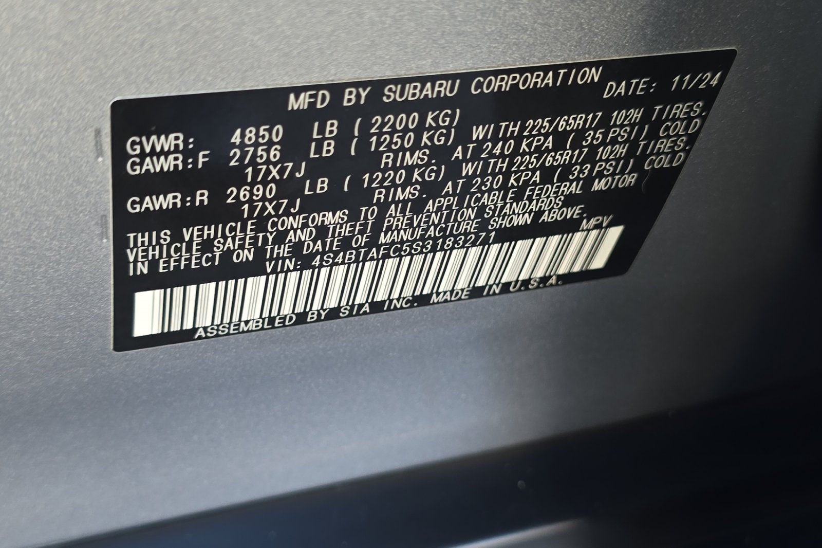 Used 2025 Silver Subaru Premium image 29