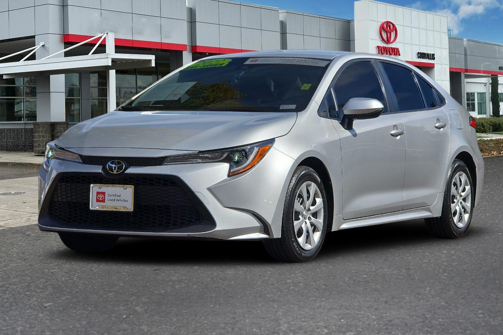 Certified Used 2022 Classic Silver Metallic Toyota LE image 8