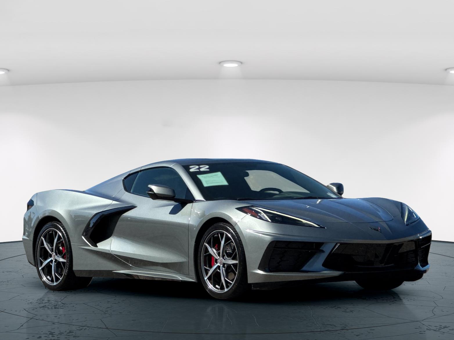 Used 2022 Gray Metallic Chevrolet Stingray 2D Coupe image 8