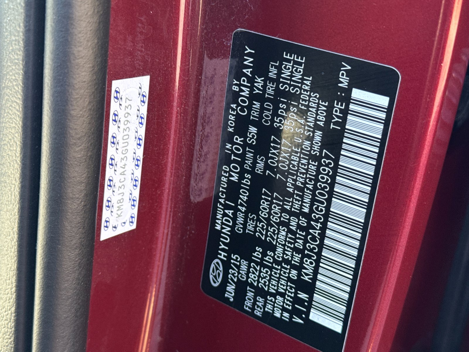 Used 2016 Red Hyundai SE image 26