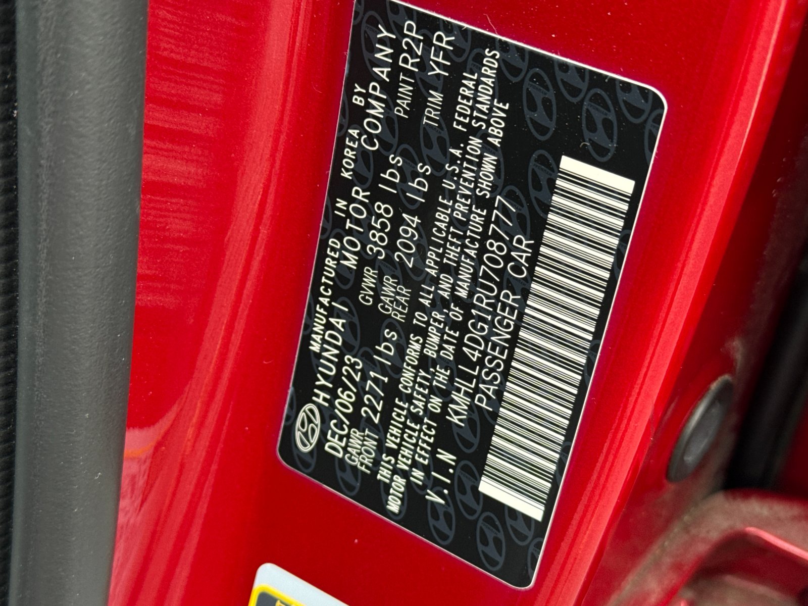 Certified Used 2024 Red Hyundai SE image 25