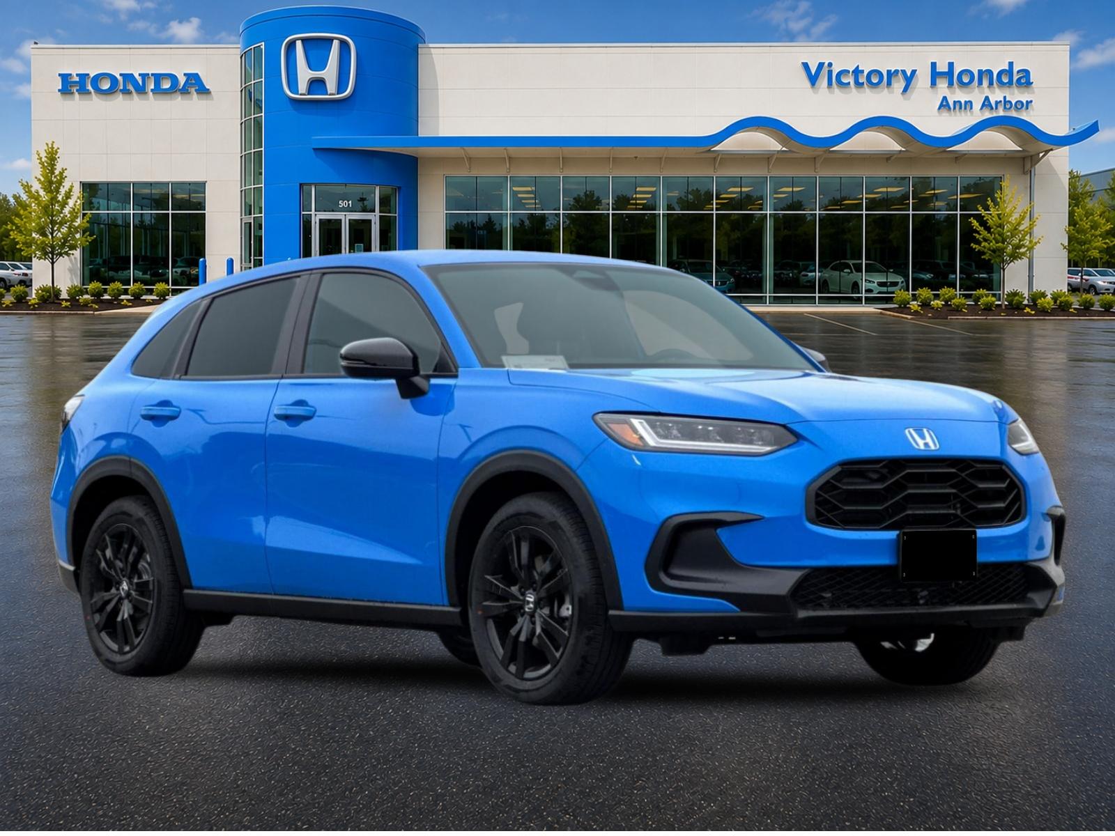 New 2027 Boost Blue Pearl Honda Sport AWD image 3