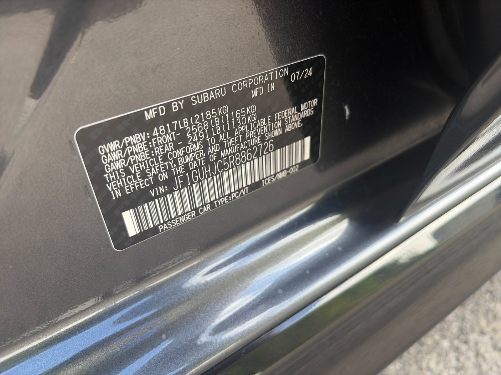 Used 2024 Gray Metallic Subaru 2.5RS image 33