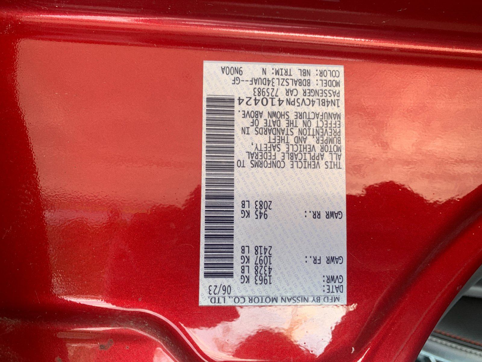 Certified Used 2023 Red Nissan 2.5 SR image 33