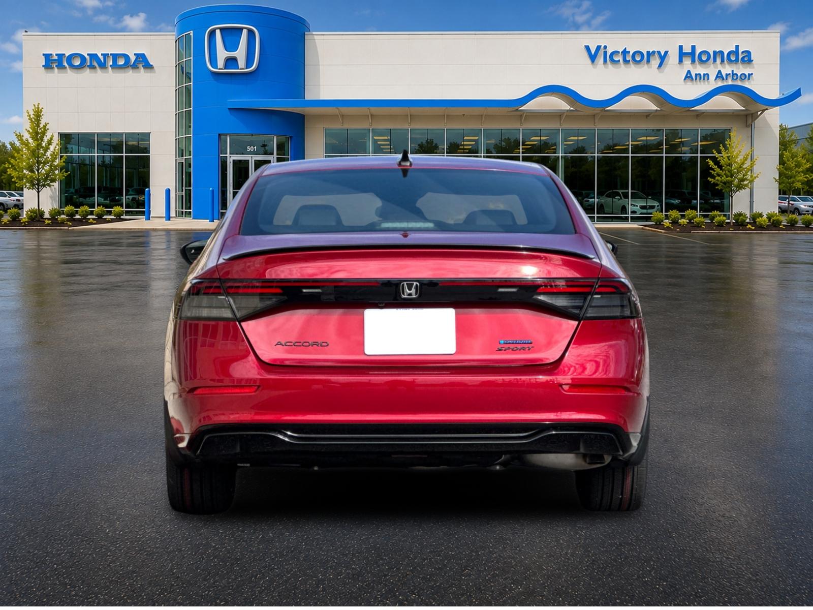 New 2026 Radiant Red Metallic Honda Sport-L Hybrid image 6