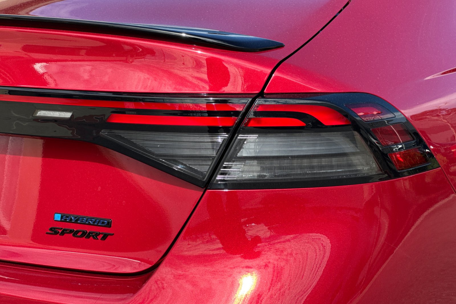 New 2026 Radiant Red Metallic Honda Sport-L Hybrid image 25
