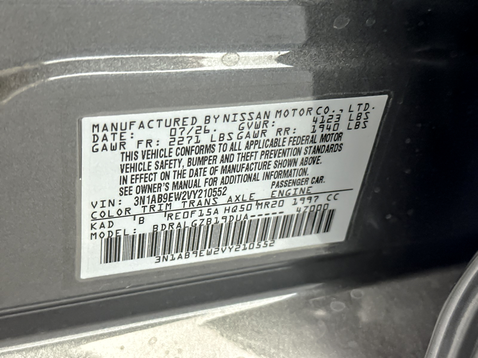 New 2027 Gray Nissan SL image 26