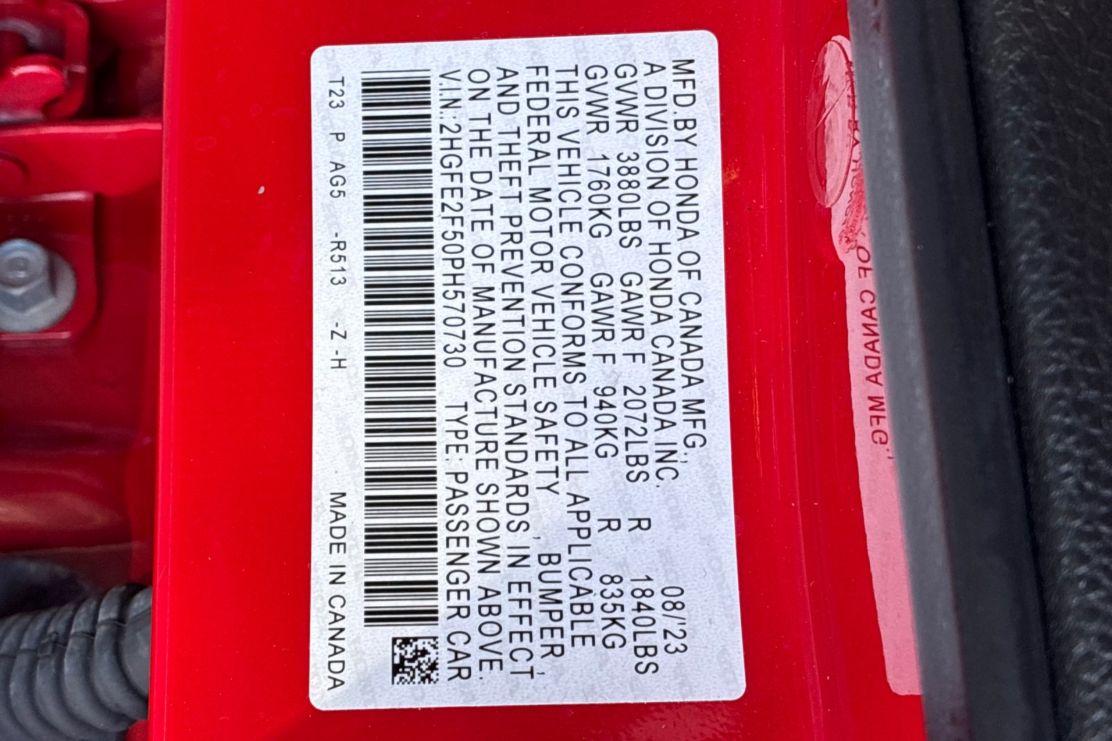 Used 2023 Rallye Red Honda Sport image 25