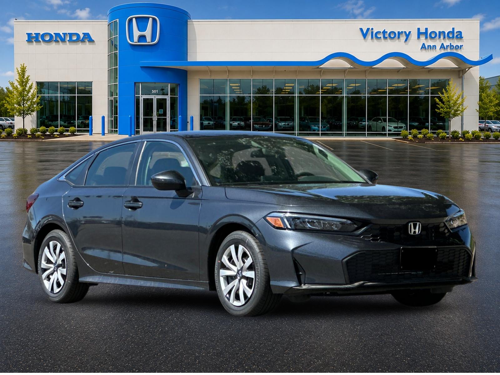 New 2026 Meteorite Gray Metallic Honda 2WD LX image 3